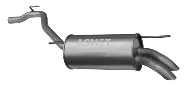 Silencieux arrière ASMET 04.082