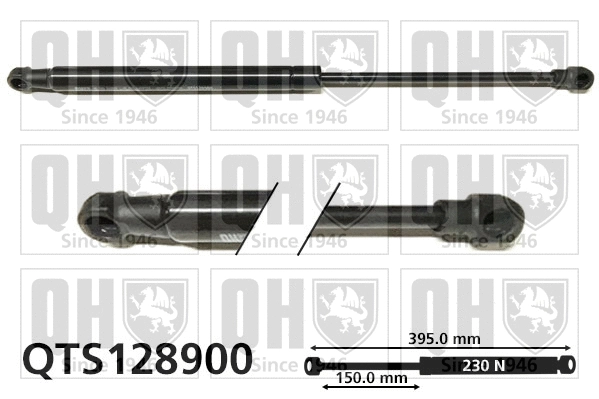 Vérin, capot-moteur QUINTON HAZELL QTS128900