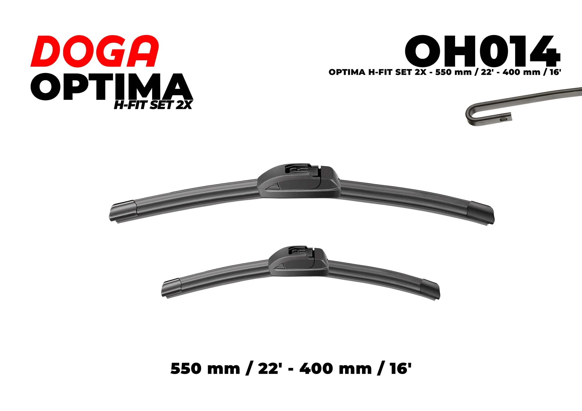 Balai d'essuie-glace DOGA OH014