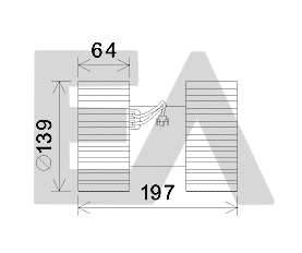 Moteur électrique, pulseur d'air habitacle EACLIMA 42A07008