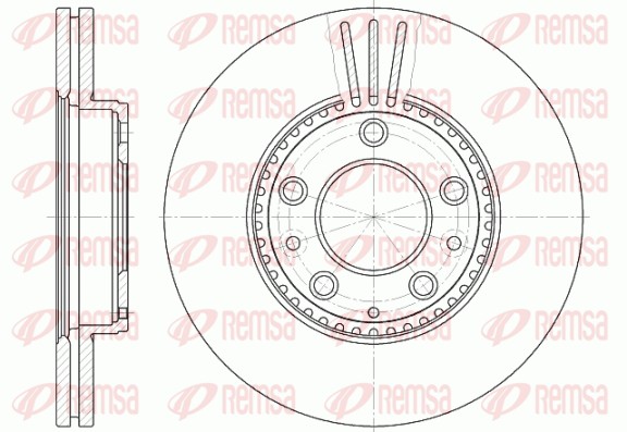 Disque de frein REMSA 6673.10
