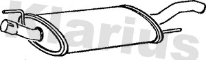 Silencieux arrière KLARIUS 220523