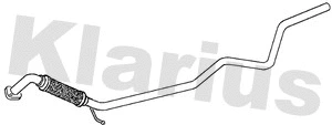 Tuyau d'échappement KLARIUS 160239