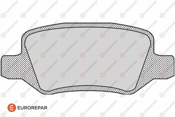 Kit de plaquettes de frein, frein à disque EUROREPAR 1617264380