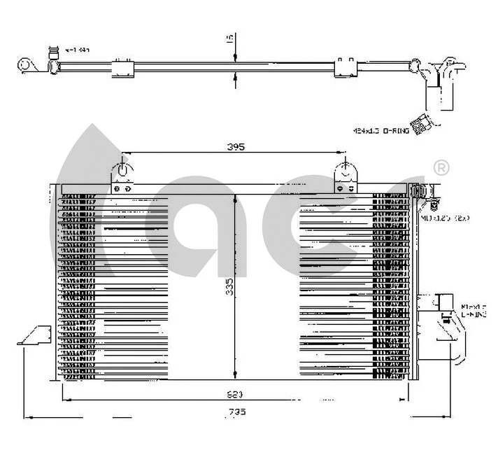 Condenseur, climatisation ACR 300289