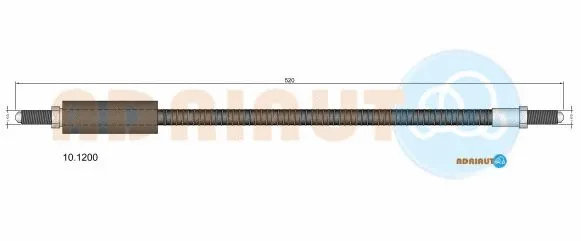 Flexible de frein ADRIAUTO 10.1200