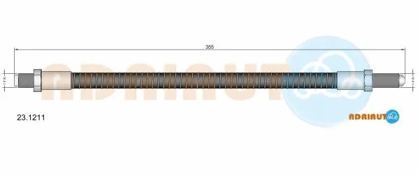 Flexible de frein ADRIAUTO 23.1211