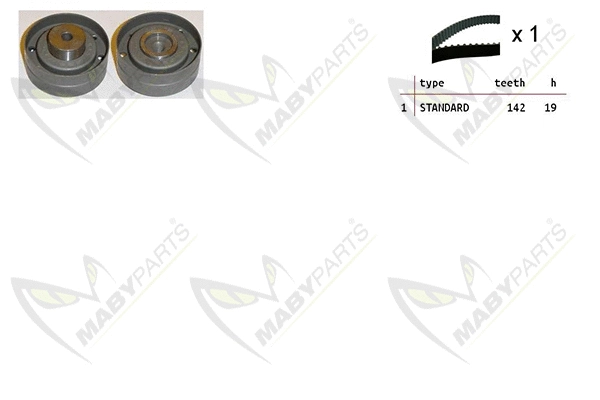 Kit de courroie crantée MABYPARTS OBK010405