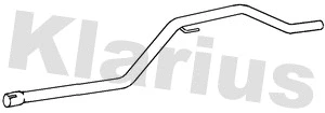 Tuyau d'échappement KLARIUS 150411