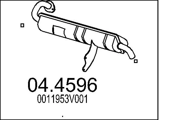 Catalyseur MTS 04.4596