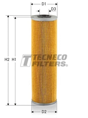 Filtre à huile TECNECO FILTERS OL0612