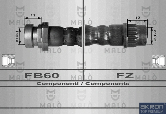 Flexible de frein AKRON-MALÒ 80010