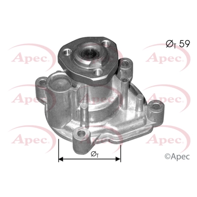Pompe à eau, refroidissement du moteur APEC AWP1041