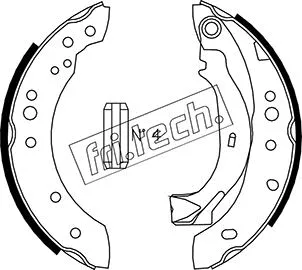 Jeu de mâchoires de frein fri.tech. 1022.036