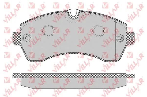 Kit de plaquettes de frein, frein à disque VILLAR 626.1295