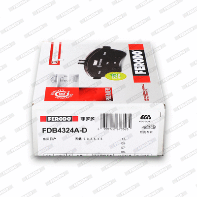 Kit de plaquettes de frein, frein à disque FERODO FDB4324A-D
