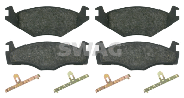 Kit de plaquettes de frein, frein à disque SWAG 30 91 6012