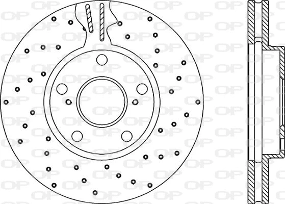 Disque de frein OPEN PARTS BDRS1876.25