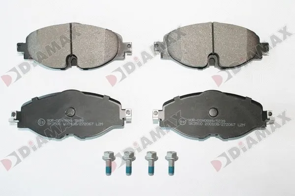 Kit de plaquettes de frein, frein à disque DIAMAX N09925