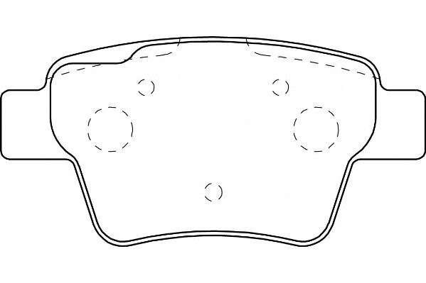 Kit de plaquettes de frein, frein à disque Omnicraft 2135579