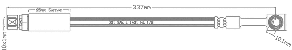 Flexible de frein JURATEK JBH1054