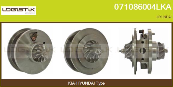 Groupe carter, turbocompresseur LGK 071086004LKA