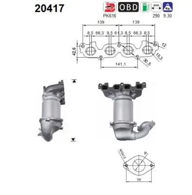 Catalyseur AS 20417