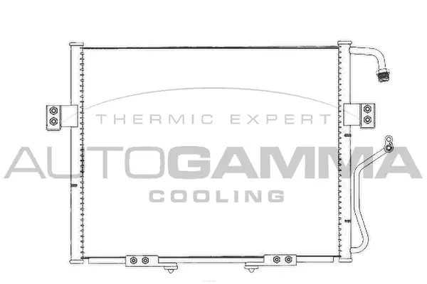 Condenseur, climatisation AUTOGAMMA 105717