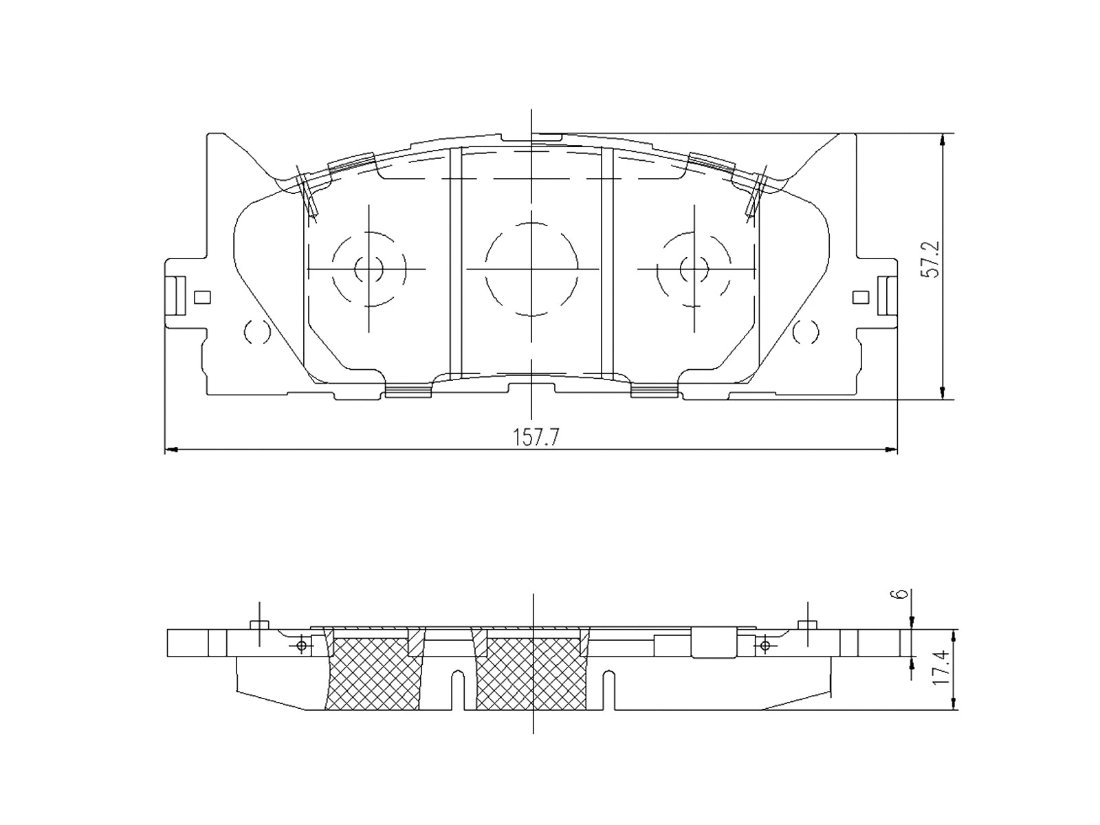 Kit de plaquettes de frein, frein à disque A.Z. Meisterteile AZMT-44-022-1271
