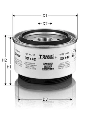 Filtre à carburant TECNECO FILTERS GS142