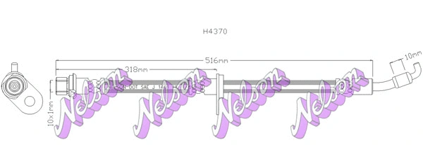 Flexible de frein KAWE H4370