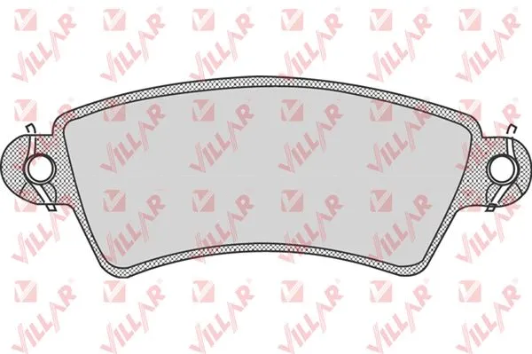 Kit de plaquettes de frein, frein à disque VILLAR 626.0766