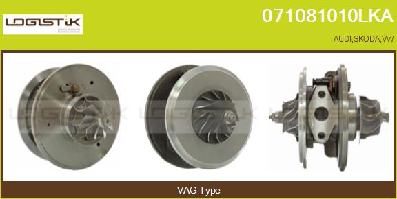 Groupe carter, turbocompresseur LGK 071081010LKA