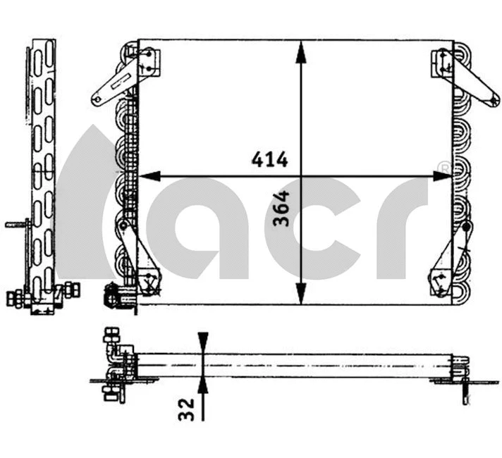 Condenseur, climatisation ACR 300596
