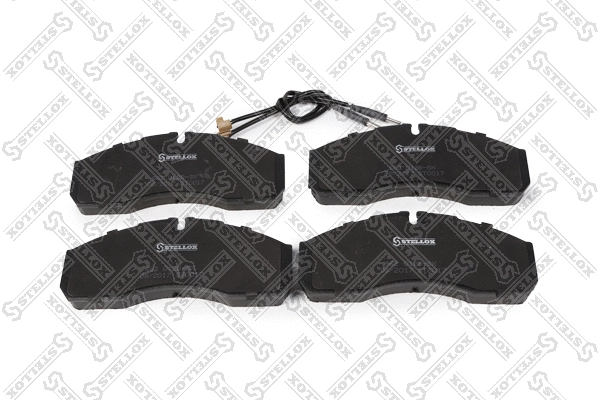 Kit de plaquettes de frein, frein à disque STELLOX 662 012B-SX