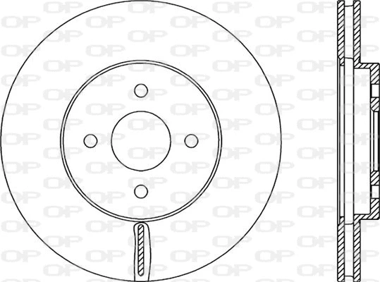 Disque de frein OPEN PARTS BDR2306.20