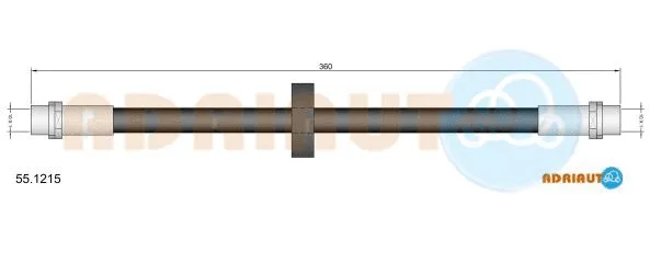 Flexible de frein ADRIAUTO 55.1215
