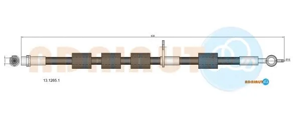Flexible de frein ADRIAUTO 13.1265.1