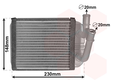 Système de chauffage VAN WEZEL 58006381