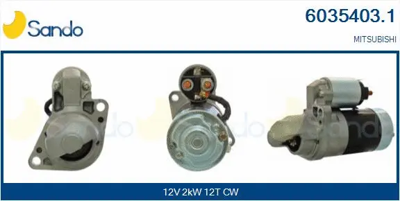 Démarreur SANDO 6035403.1