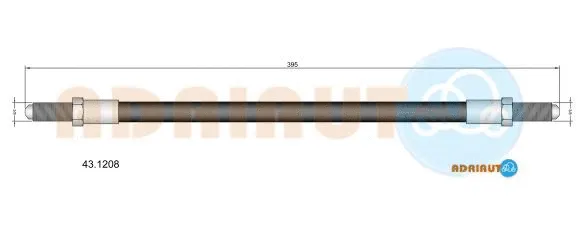 Flexible de frein ADRIAUTO 43.1208