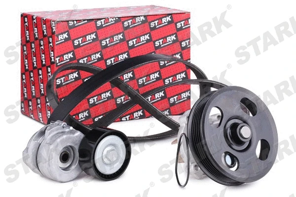 Pompe à eau+Jeu de courroie trapézoïdale à nervures Stark SKPRB-5160015