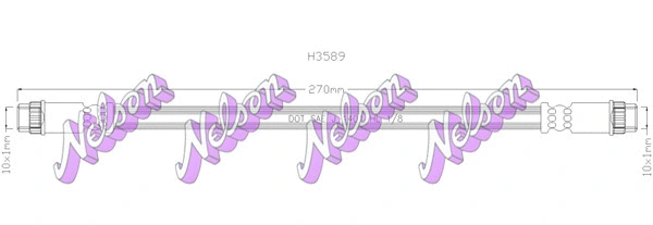 Flexible de frein KAWE H3589