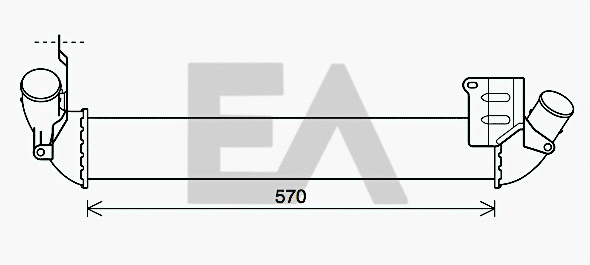 Refroidisseur d'air de suralimentation EACLIMA 36A60016