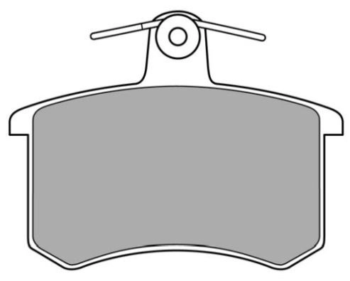 Kit de plaquettes de frein, frein à disque FREMAX FBP-0444