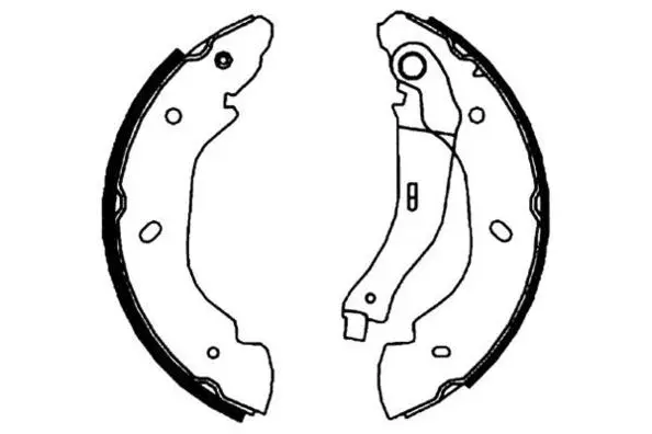 Jeu de mâchoires de frein E.T.F. 09-0573