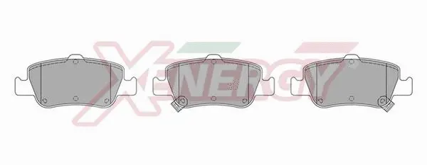 Kit de plaquettes de frein, frein à disque AP XENERGY X40973