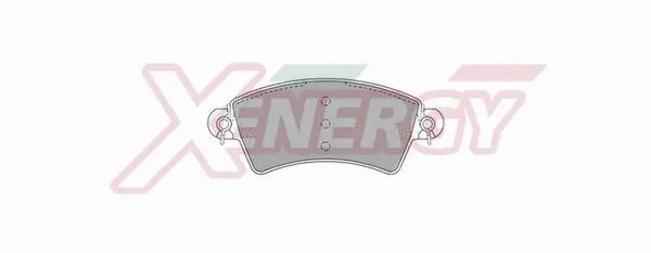 Kit de plaquettes de frein, frein à disque AP XENERGY X40750