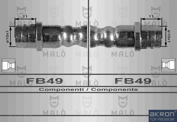 Flexible de frein AKRON-MALÒ 8903