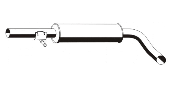 Silencieux central VEGAZ GmbH VS-293ERNS
